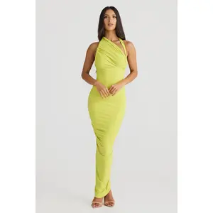 Chloe Dress - Chartreuse