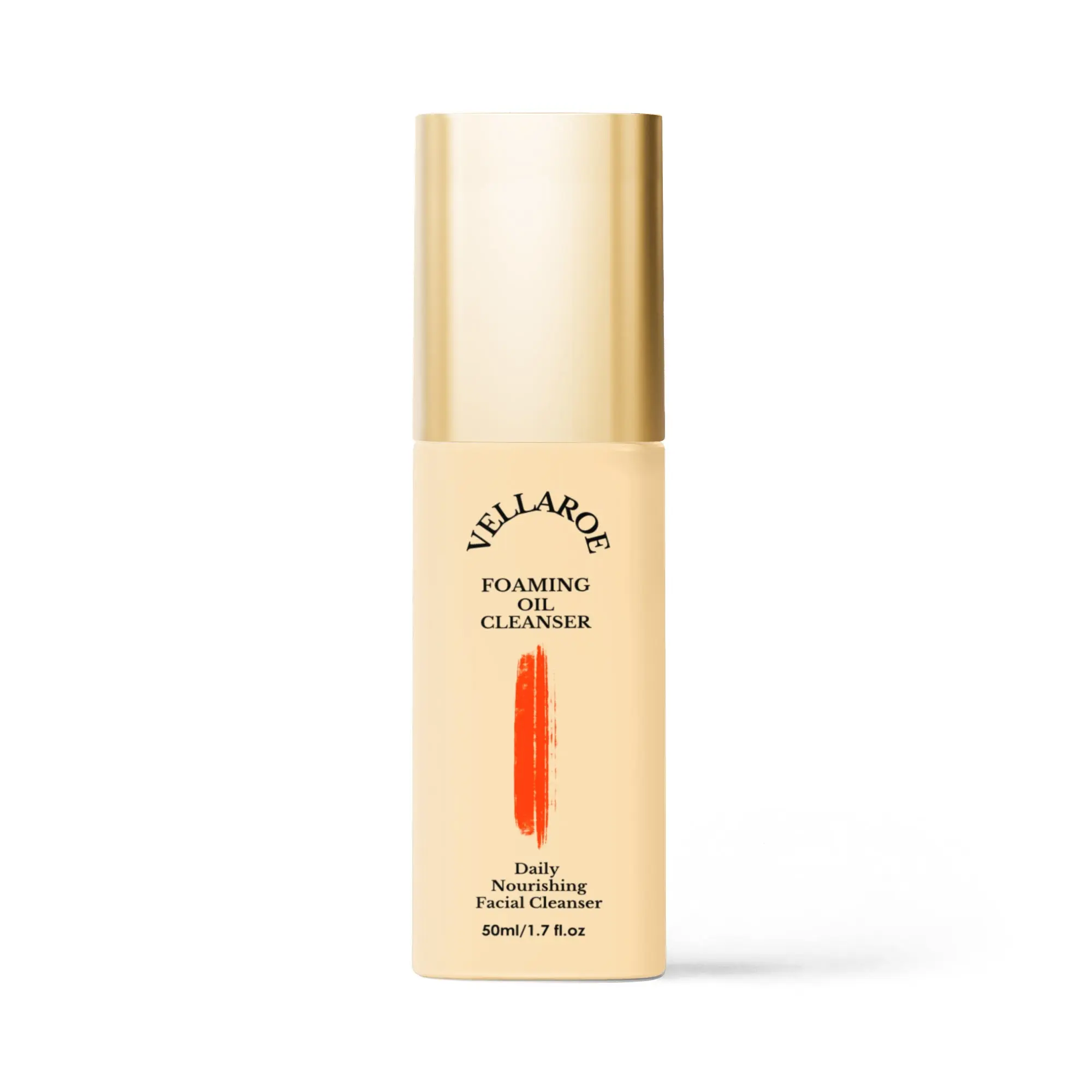 Vellaroe Milky Oil Foaming Cleanser For All Skin Types With Melanin-Rich Ingredients Hyaluronic Acid & Sunflower Seed Oil 50mL