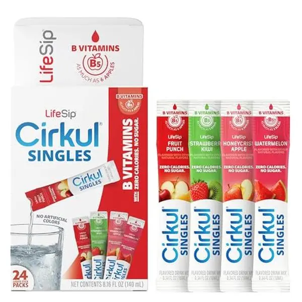 Cirkul LifeSip 24-Pack Sticks. No Sugar, 0 Cal, No Powder, No Clumps