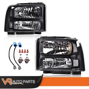 Headlights Lamp Fit For 1999-2004 Ford Super Duty F250/F350 Excursion Conversion Led Headlamps Bulbs Led Headlamp