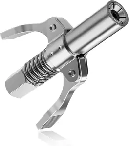 Coupler, Double Handles Quick Lock Release   Tip with 6 Thickened Jaws, 12000 PSI High   Fittings Compatible with All   (1 PC)