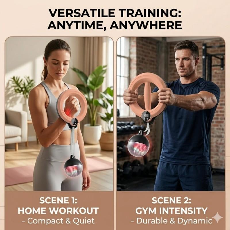 2026 Upgraded Hand Crank Trainer 360° Rotating Wrist & Forearm Trainer for Men and Women, Grip Strengthener Chest and Arm Trainer, Upper Body Strength Tool for Arms, Shoulders & Chest, Portable Home Gym Fitness Equipment Summervibes 2026 Upgraded Hand Crank Trainer 360° Rotating Wrist & Forearm Trainer for Men and Women, Grip Strengthener Chest and Arm Trainer, Upper Body Strength Tool for Arms, Shoulders & Chest, Portable Home Gym Fitness Equipment Summervibes