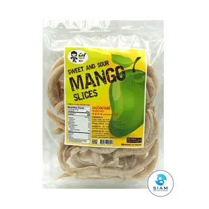 Nak Su Sweet and Sour Mango Slices (6 oz) มะม่วงมาเลย์ เปรี้ยวหวาน ตรานักสู้