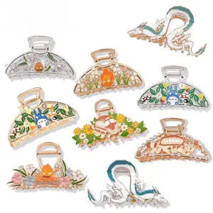 NC Cute Creative Cartoon Hair Claw Alloy Metal Dragon Hair Claws Japanese Fashion Claw Clip Hair Accessories for Women Girls