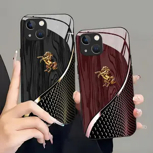 Suitable for [iPhone 14] high-end phone case🤩， high-end patterns，lucky Horse, bringing you good fortune，multiple colors available,  drop-resistant and fingerprint-proof YM99