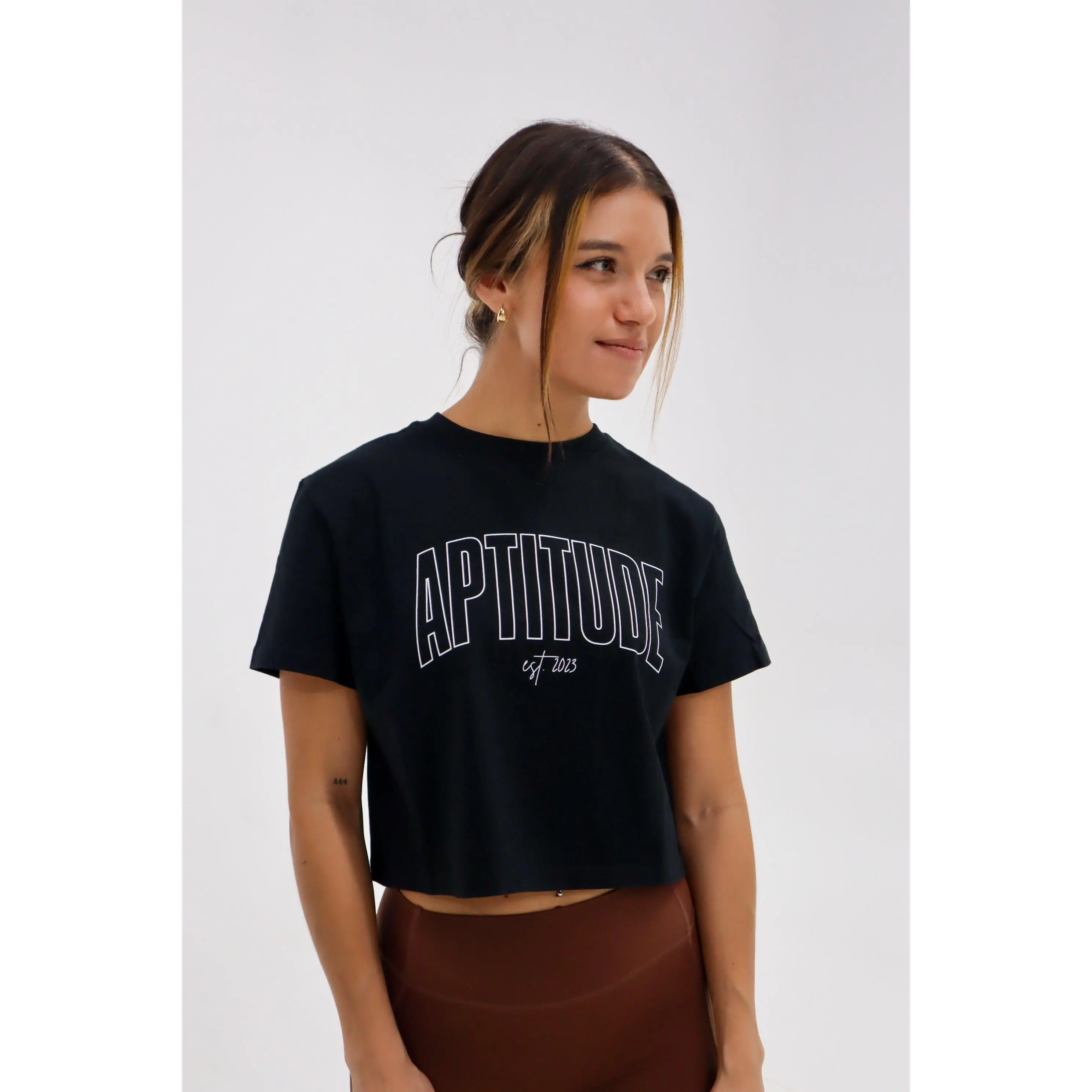 Cropped Essentials Graphic Tee
