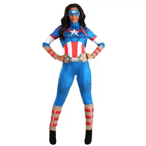 Women's Marvel Classic Captain America Costume