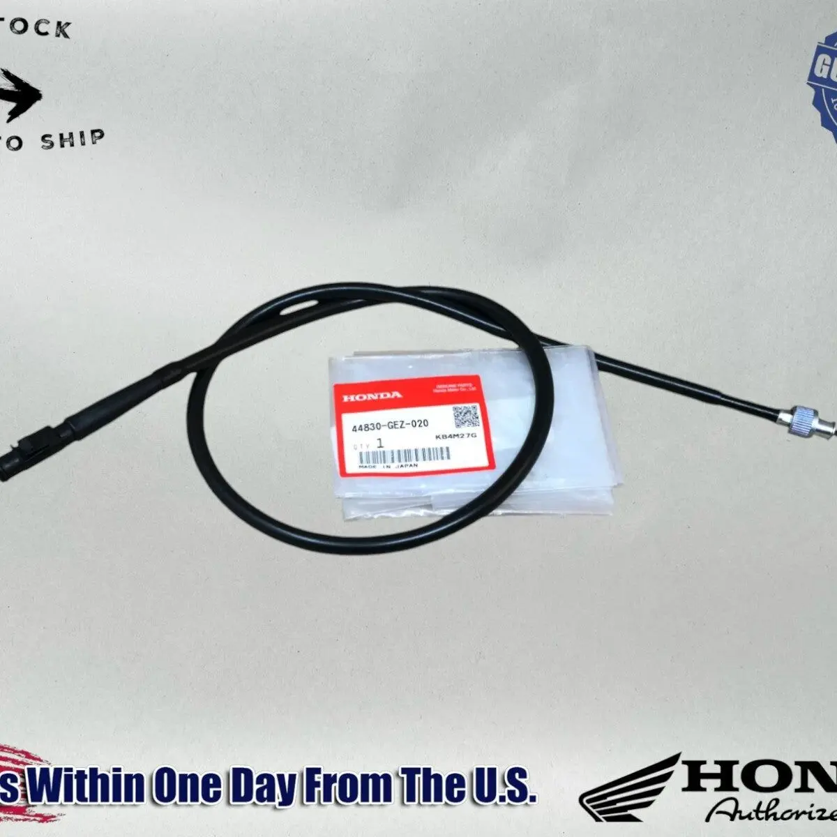 Honda OEM 2003 - 2019 RUCKUS 50 NPS50 SPEEDOMETER CABLE 44830-GEZ-020