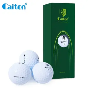 Caiton 6/3PCS Ultra-Long Distance Golf Balls, Golf Pack, featuring a double-layer structure design, high-elasticity core, and premium polyurethane material, offer a soft feel and are perfectly suited for both beginners and experienced golfers.
