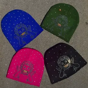 Grilled Angel Design Beanie, Fashion Accessory for Daily Wear (4pk)