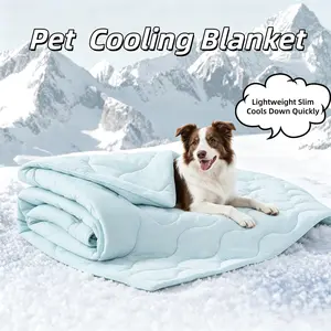 Pet Dog Cooling Blanket Iced Rug Summer Extra Large Durable Pad for Small Big Dogs and Cats Puppy Blanket Washable Accessories