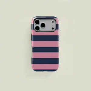 Striped Pattern Phone Case, Durable Two-In-One Protection,phone Case Suitable for Iphone 11/12/13/14/15/16/17 Pro Promax Plus Air and Samsung S22/S23/S24/S25 Plus Ultra Fe