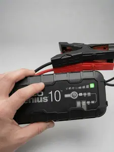 GENIUS10 10A Smart Charger, Automatic Maintainer with Temperature Control and Overcharge Protection, for 6V and 12V Systems