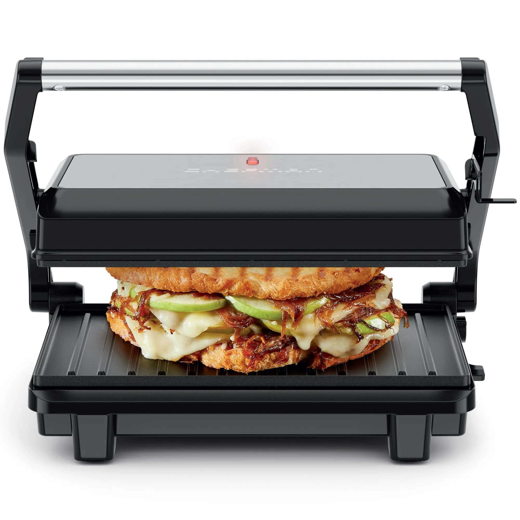 Panini Press + 180° Indoor Grill - Black Panini Press + 180° Indoor Grill - Black