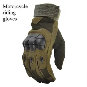 Multifunctional Wear-resistant Tactical Gloves for Outdoor Activities like Hiking Mountaineering Skiing Motorcycle Riding Golf and Racing High-Dexterity Touchscreen Blue Gloves for Adults and Youth