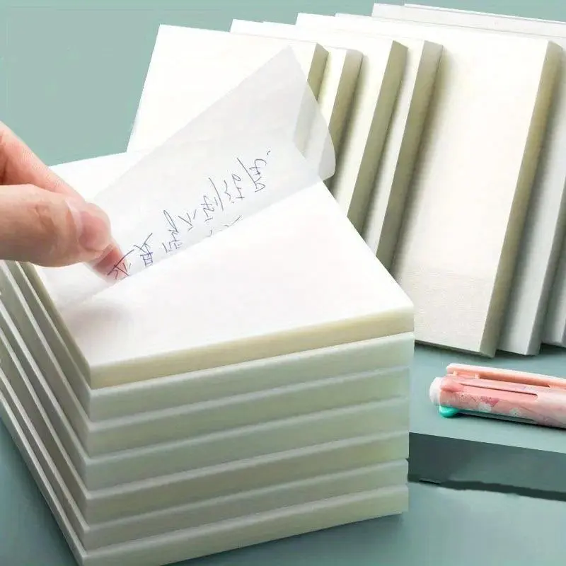 50 sheets Transparent Posted it Sticky Note Pads adhesive stickers Notepads Posits Papeleria Journal School Stationery office Supplies
