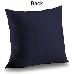 Begin Home Decor C1PO1818AE6SYO 18 x 18 in. Blue Horse Conch Seashells - White Outdoor Throw Pillow - Decor