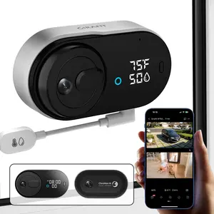 Girafit 3MP 2K dual view window security camera for simultanous outdoor and indoor view 125 wide angle 4x zoom ChroMax AI 2.0 Color night vision recording Person/Pet/Vehicle Detection Easy Install on window