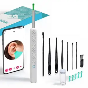 Visible Ear Spoon Set, Modern Minimalist Design, HD Endoscope, Phone Connection (android/apple), Rechargeable, Soft Silicone Tips, Earwax Removal Kit, Ear Cleaning Tools, Earwax Remover, Ear Cleaner Tool