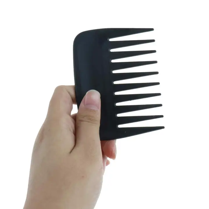 Wide Tooth Comb, Portable Anti-static Comb for Human Hair Synthetic Hair Extensions Wigs Hairpieces, Styling Hair Comb for Straight Wavy Hair for Women Portable Anti-static Comb afro edge  brush  cleaning Portable Anti-Static Acetic Acid Comb Detangling