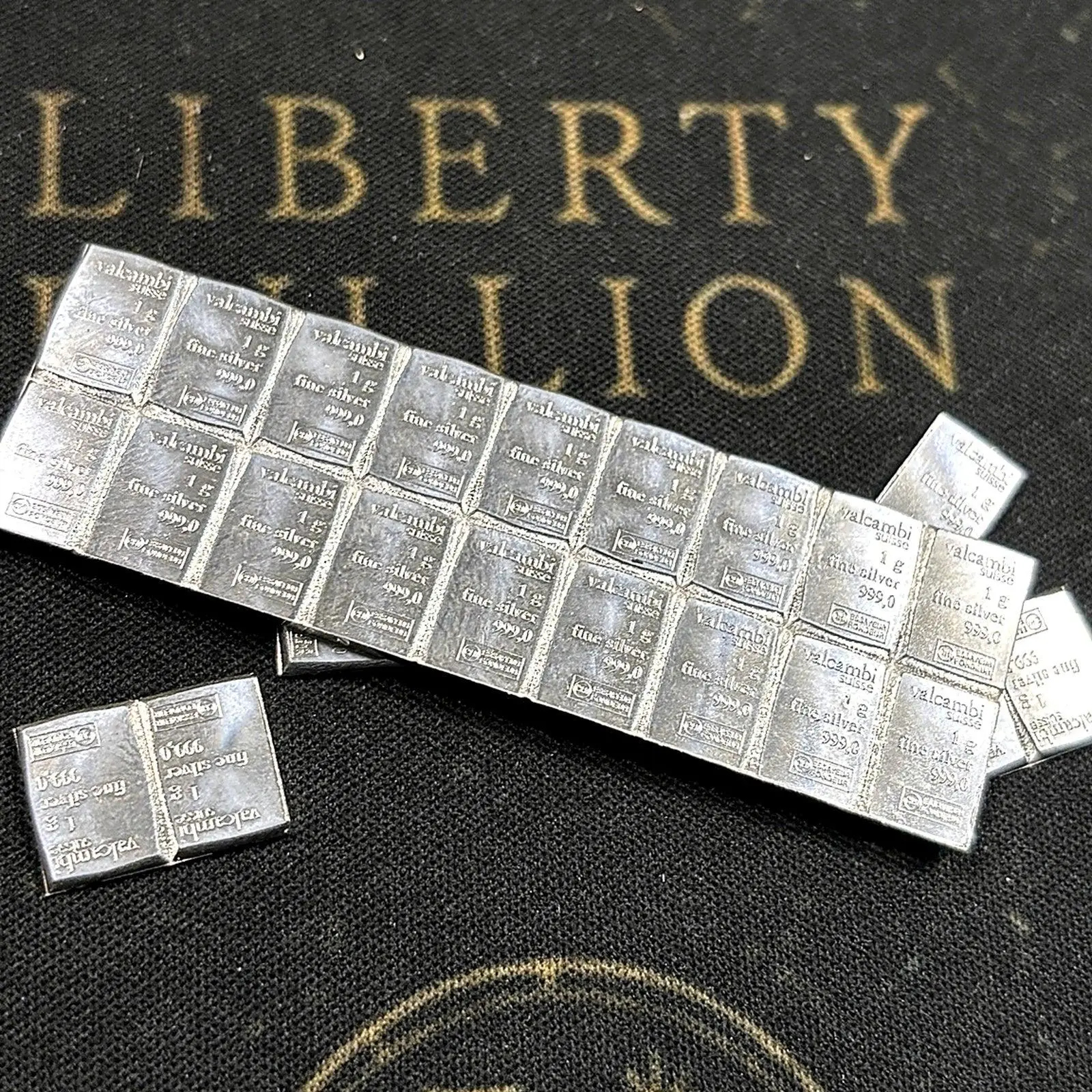 1g Valcambi Suisse Silver Bar - .999 Fine Silver