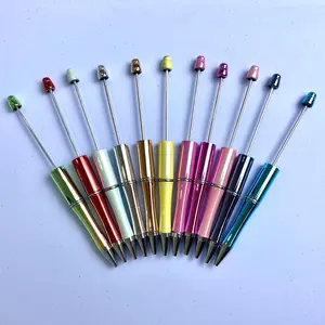 [Kingward] 9pcs Beadable Electroplating Bling Pens for Collection DIY Projects