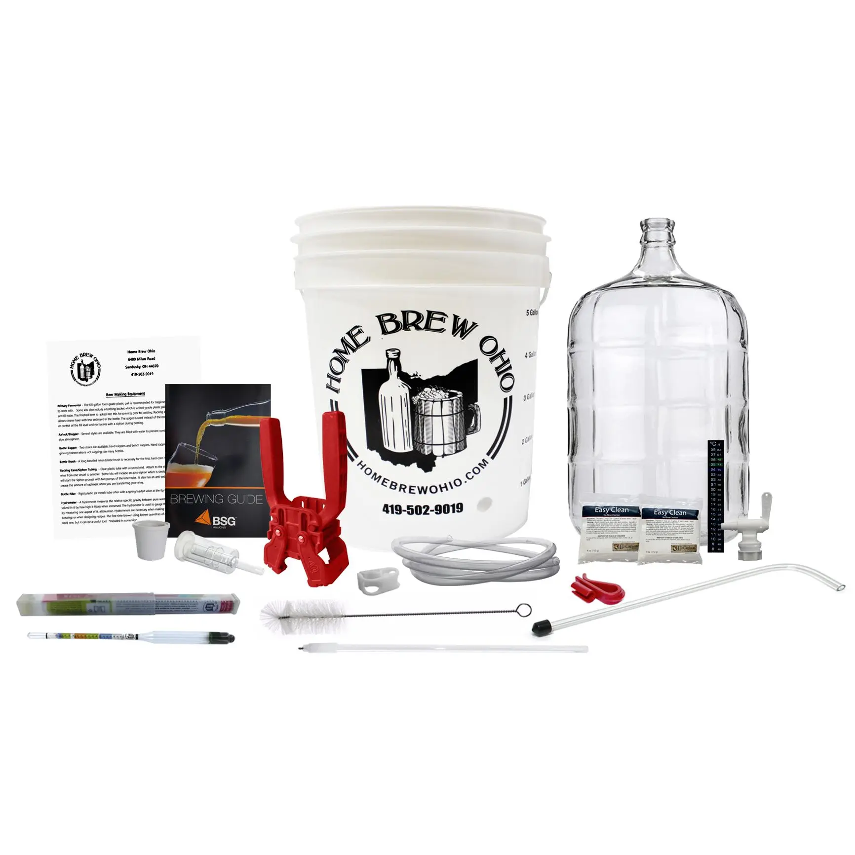 Learn To Brew LLC Carboy Kit for Home Made Beer (K7)