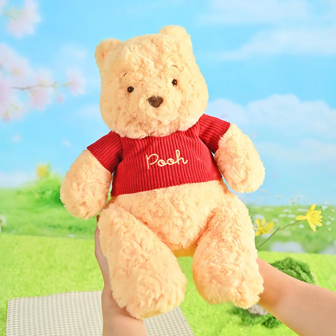 Disney Winnie the Pooh Squishy Plush Doll – Cute Soft Collectible Figure, Perfect Gift for Pooh Fans, Adorable Honey Bear with Extra Fluffy & Squeezable Design!