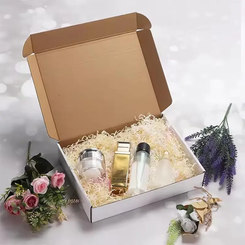 Lightweight Yet Durable White Corrugated Cardboard Shipping Boxes, 7x5x2 Inches - 20 Pcs, for Cosmetics, Jewelry Mailing, Small Businesses, Office Stationery Storage Supplies