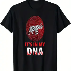 100 Cotton Short Sleeve TShirt Featuring Delta Sigma Theta Sorority Paraphernalia Its In My DNA for Men and Women