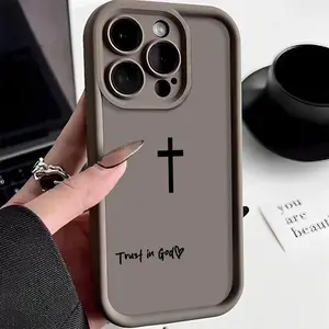 Trust in God Phone Case(With lanyard), SoftPhone Protective Cover, Phone AccessoriesCompatible with iPhone X 11 12 13 14 15 16 17 Plus/Air/Pro Max/Pro Faithful Tech Advanced fashion gift Full Body Protection Shockproof Soft Silicone Cover.