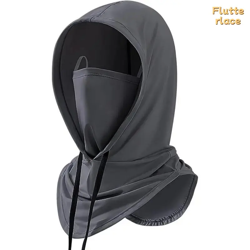 3-Pack Summer Balaclava Face Covers for Men, UV-Protection Cooling, Breathable Lightweight Synthetic Hoods with Stretchable Fit for Hiking, Motorcycle Riding, Outdoor Activities