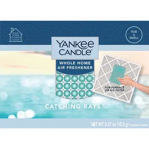 Yankee Candle Catching Rays Whole Home Air Freshener Multi-Scent Protect Plus Air Scented Aroma Fragrance For HVAC Filters