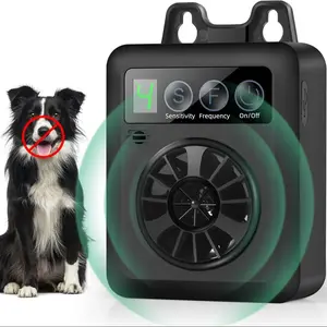 Dog Bark Deterrent, 50ft Range Bark Box, Sonic Bark Deterrent with 3 Ultrasonic Control Modes, Pet Training & Behavior Aid, Dog & Cat Accessories