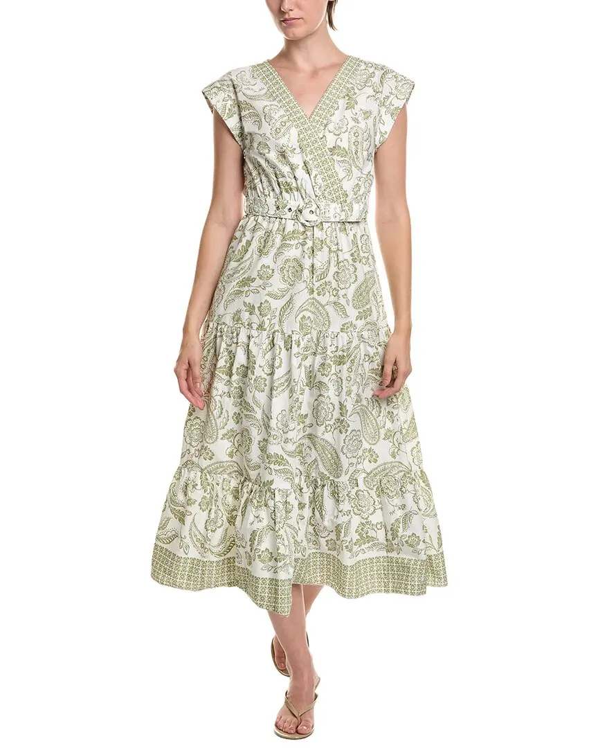 Vince Camuto Surplice Dolman Sleeve Midi Dress
