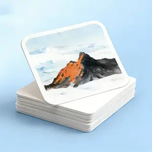 Watercolor Paper, 1 Piece 50 Sheets 300gsm Watercolor Paper, Versatile Watercolor Pad for Artworks, Art Supplies for Watercolor, Tempera & Acrylic