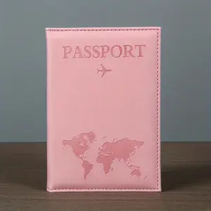 Minimalist Passport Holder |   Convenient PU Passport Protection Case in, Sweet Style