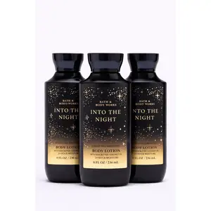INTO THE NIGHT Bath & Body Works Body Lotion 3-Pack – 8 oz Each