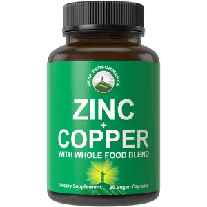 Raw Whole Food Zinc Supplement + Copper