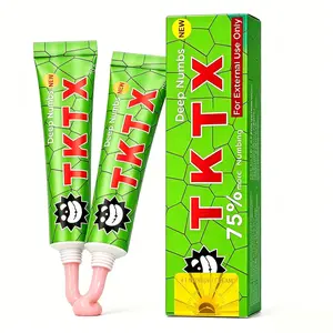 TKTX Tattoo External Cream (2Pack) Enhanced Version 75% VeryStrong  For Tattoos  Laser Removal  Waxing 10g