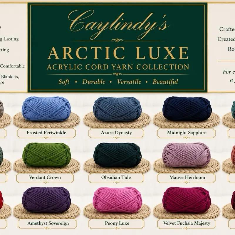 Arctic Luxe Acrylic Cord Yarn