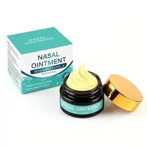Nasal Moisturizer Ointment, Refreshing Mint Aroma, 12H Long Lasting Nasal Hydration, Soothes Dry Sensitive & Stuffy Nose, Perfect for Heating AC Dry Air & Pollen Season, 0.71 oz