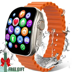 W&O 2.02" Fashion Touch Screen Smart Watch with Answer/MakeCalls/Message Reminder, Multifunctional Fitness Watch with 100+ Sports Modes, DIY Watch Dials, Smart Watches for iPhone/Andriod, Activity Tracker for Men Women