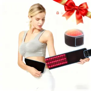105 LED red light therapy belt, 600-850nm deep therapy repair, deep penetrating red light wavelength, relieves back pain, lightweight and adjustable design, fits comfortably, USB powered, portable and easy to use, Relaxation Aid