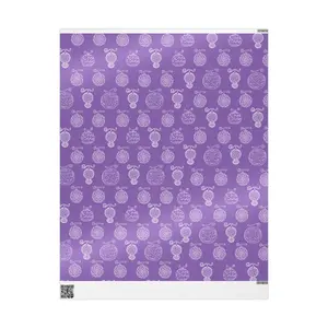 One Piece Devil Fruit Inspired Wrapping Paper – Gum Gum Purple Anime Gift Wrap (30×36 Glossy or Matte) – Otaku Collector Gift Sheet