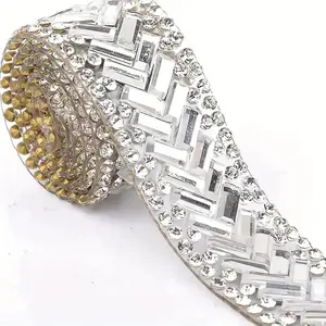 Rhinestone Decorated Washi Tape, 1 Count Self Adhesive Rhinestone Tape, DIY Decorative Tape for Crafts, Photo Frame & Home Decor, Rhinestone Sparkle