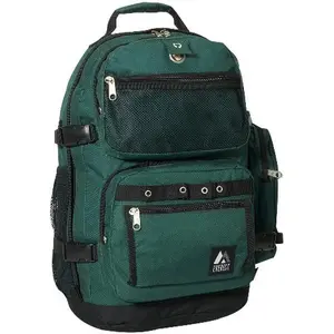 212 MAIN Everest 3045R-GN 20 in. Extra Large Deluxe Backpack with Organizer Pouch, Music Pouch, Zip Closure, Musicpouch