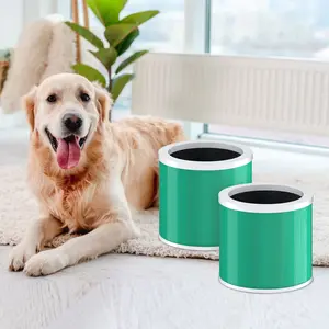 CHIVALZ Genuine HY1800 Air Purifier Replacement Filter, 3-in-1 Filtration, High-Efficiency Activated Carbon, True HEPA Filter (2 Pack) biggest airpurifier airpurifier filter