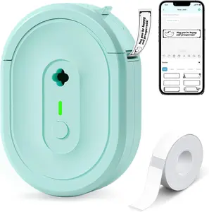 N12 Label Maker Machine with Tape, Portable Thermal Label Printer, Mini Labeler Wireless Bluetooth Label Makers for Home Office Kids Items