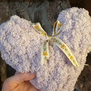 Handmade Gem Hearts with hidden healing  crystal inside